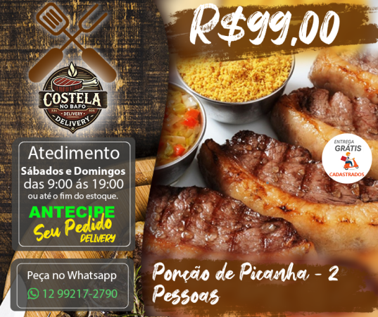 Porção de Picanha - 2 Pessoas
