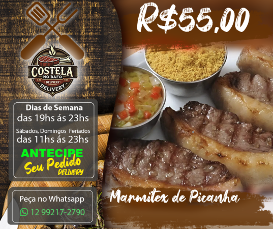 Marmitex de Picanha 