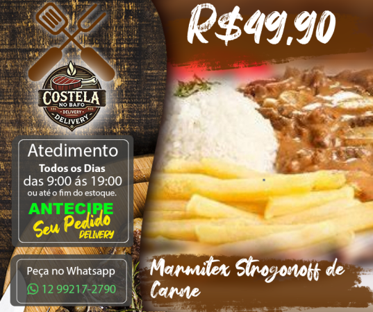 Marmitex Strogonoff de Carne